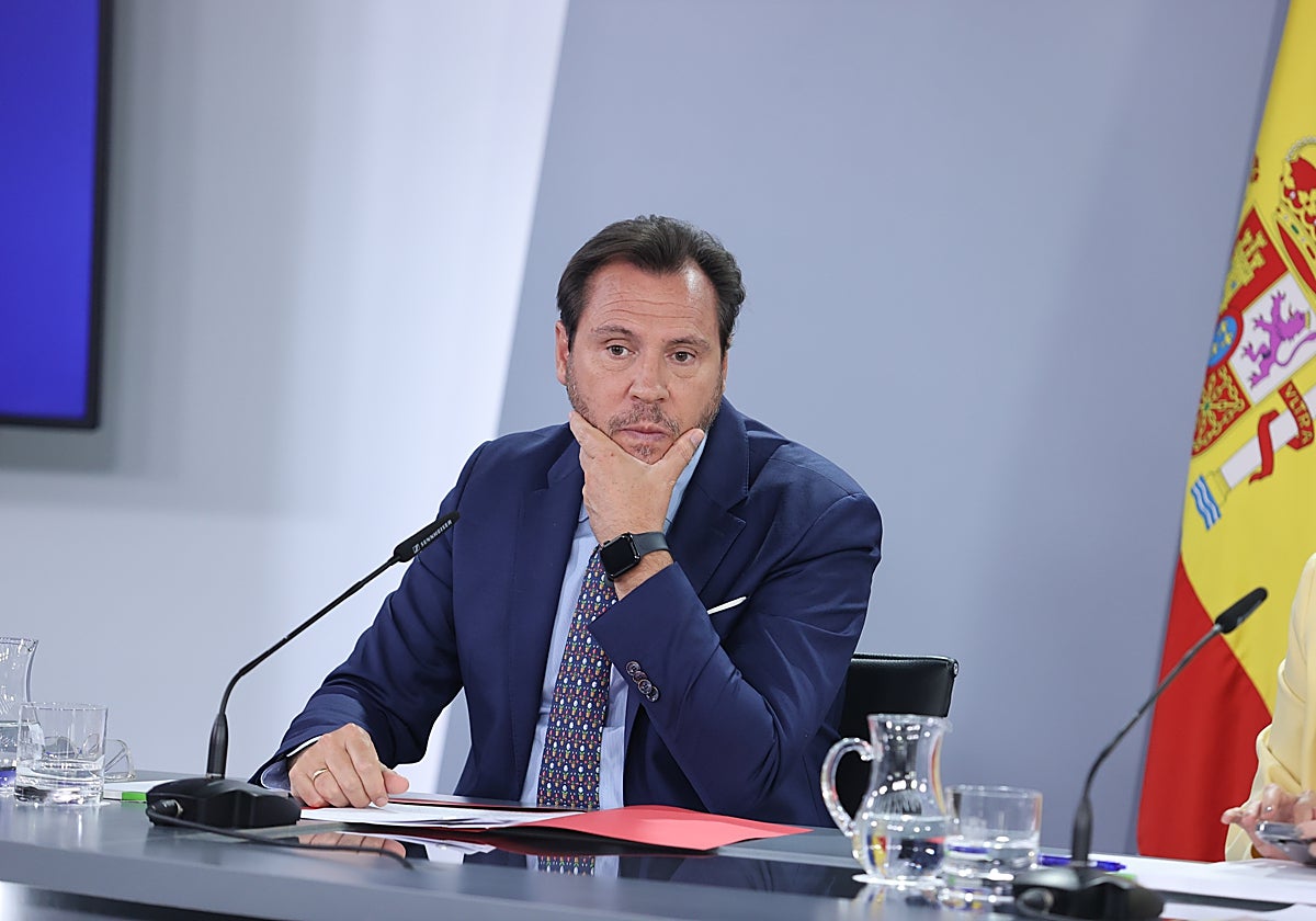 El ministro de Transportes y Movilidad Sostenible, Óscar Puente