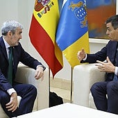 Clavijo carga contra el Gobierno de Sánchez por el traslado de menores: «No está cumpliendo»