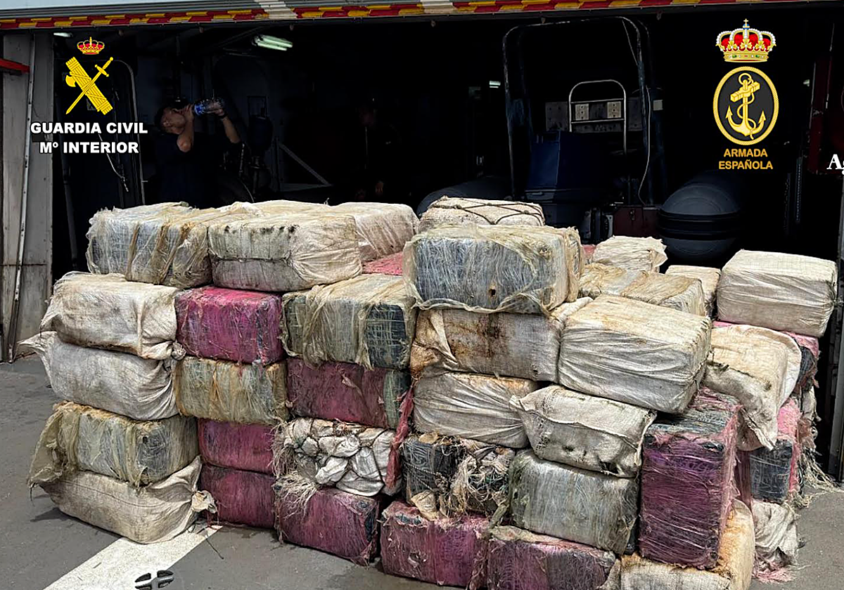 Cocaína interceptada