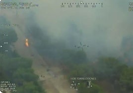 Un incendio en Torrelodones obliga a desalojar algunas viviendas a causa del humo