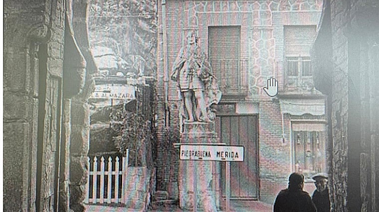 Uno de los sitios en Toledo donde se han instalado estas esculturas a lo largo de los años, en este caso, cerca del puente de San Martín