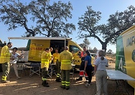 El Ayuntamiento de Aroche dice que el incendio es «de gran magnitud» y ha afectado a 500 hectáreas