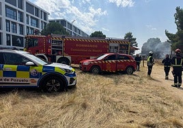Una soldadura, la posible causa del incendio de Pozuelo de Alarcón