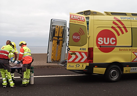 Accidente mortal en Arrecife (Lanzarote): muere un joven de 26 años  y otro de 21 años está en estado crítico