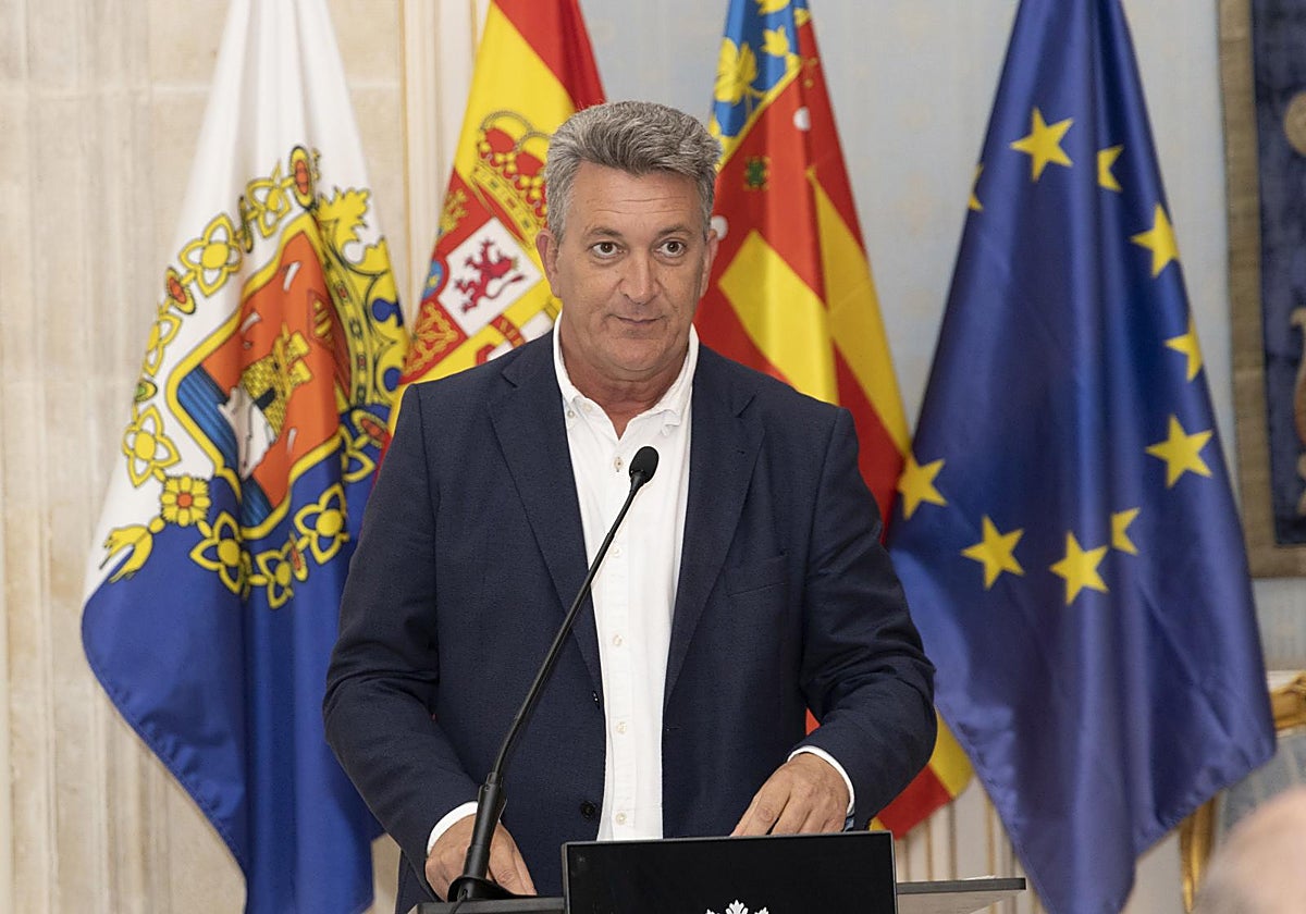 Imagen de archivo del conseller de Infraestructuras, Vicente Martínez Mus