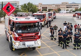 Bomberos de  Alicante ayudan en la extinción de los incendios forestales en Castilla y León