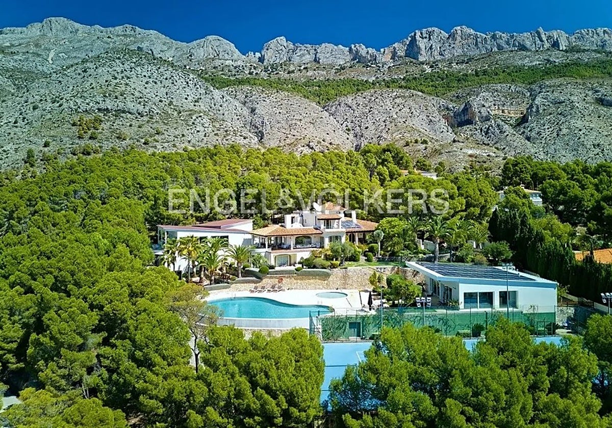 Imagen de la casa más cara de la Comunidad Valenciana ubicada en Altea