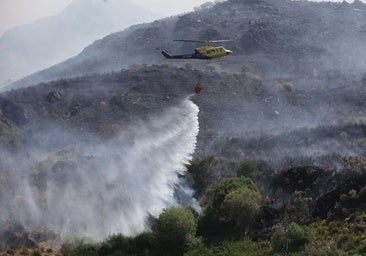 «Mayor control» de las llamas y regreso de los medios aéreos al incendio de Sanabria