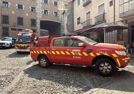Localizado el punto exacto de la fuga de gas en un edificio del Casco Histórico de Toledo
