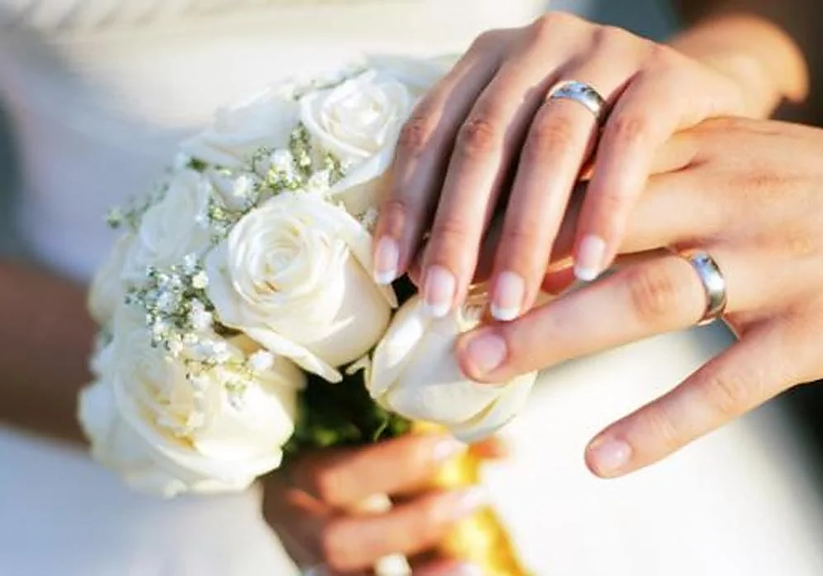 Imagen de archivo de una boda, pero de las reales