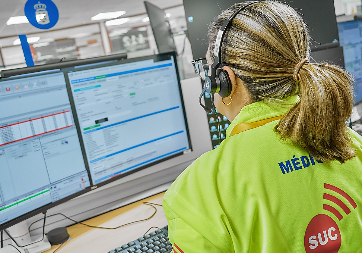 Sala operativa del 112 Canarias