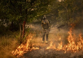 Incendio en Galicia.