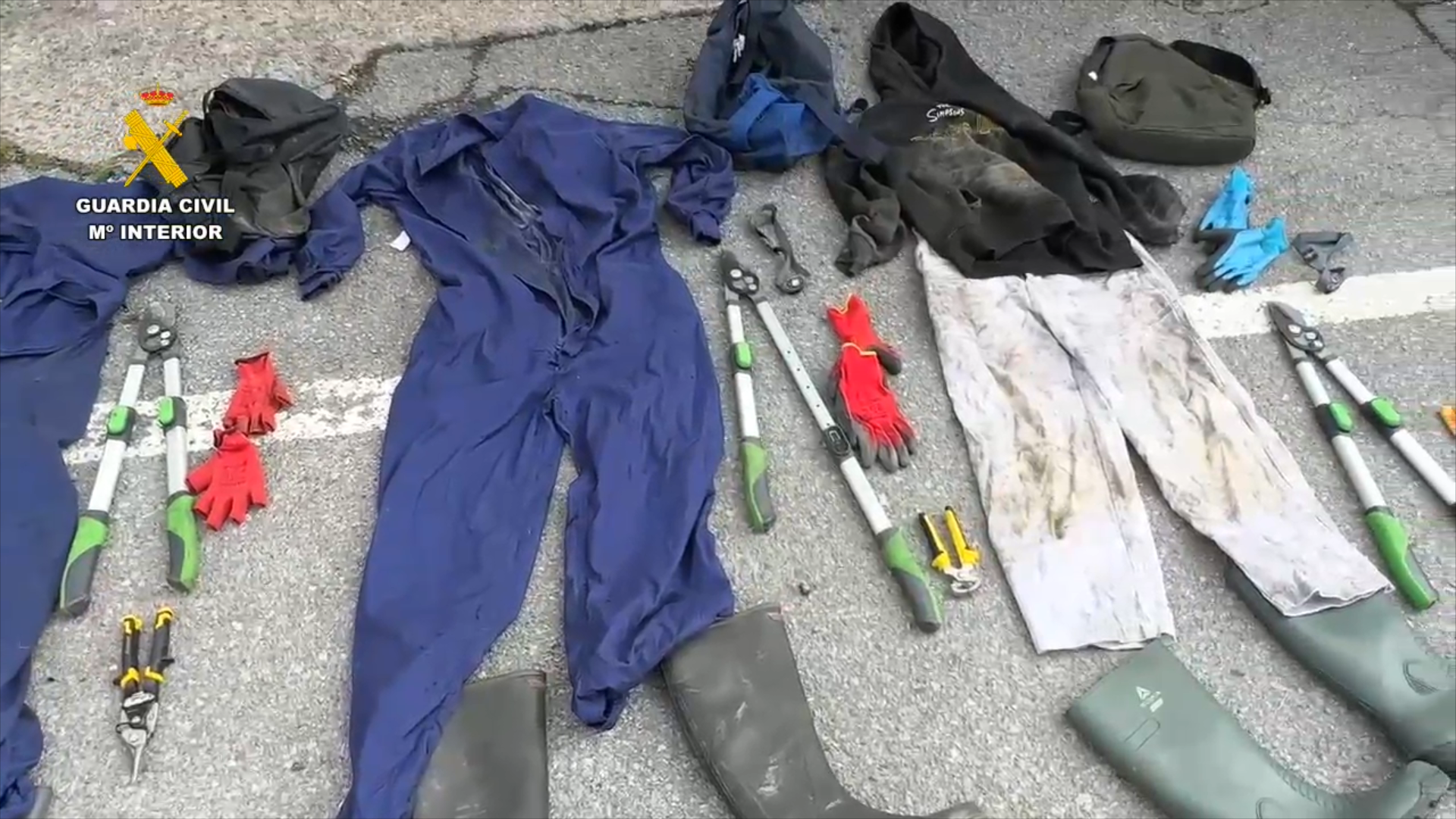 Detenidas tres personas por el robo de más de dos toneladas de cable de cobre en La Rioja