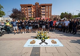 Homenaje en Aranda al ciclista de 17 años que falleció en la Vuelta a la Ribera del Duero