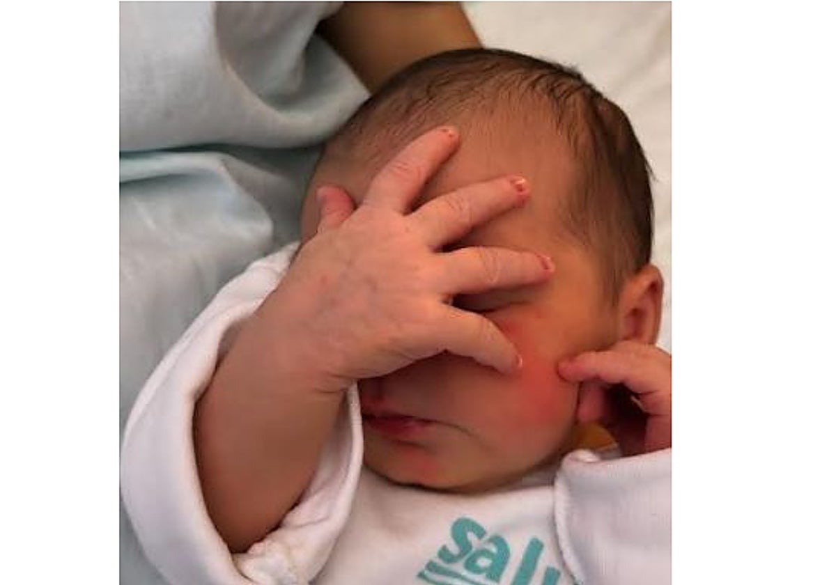 Imagen de Candela, en una foto publicada por su madre