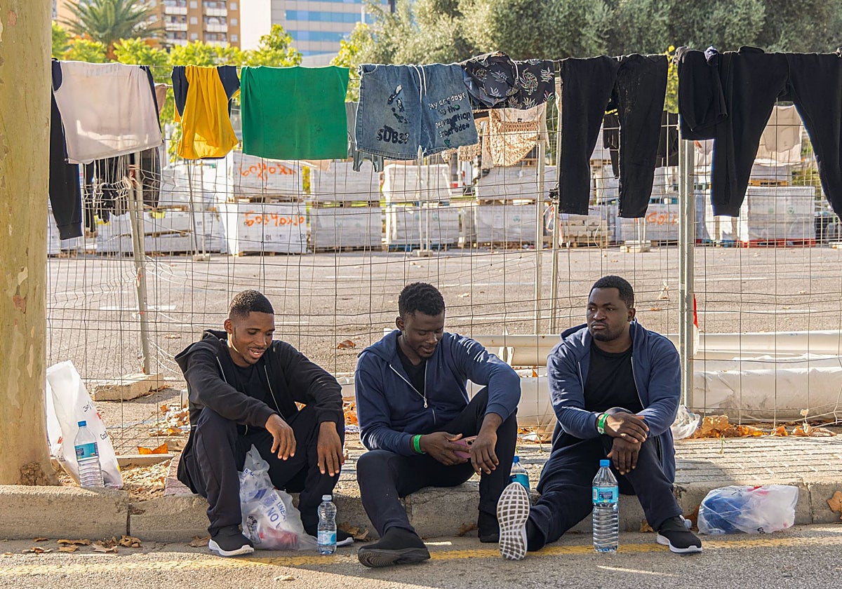 Inmigrantes recién llegados a Baleares.