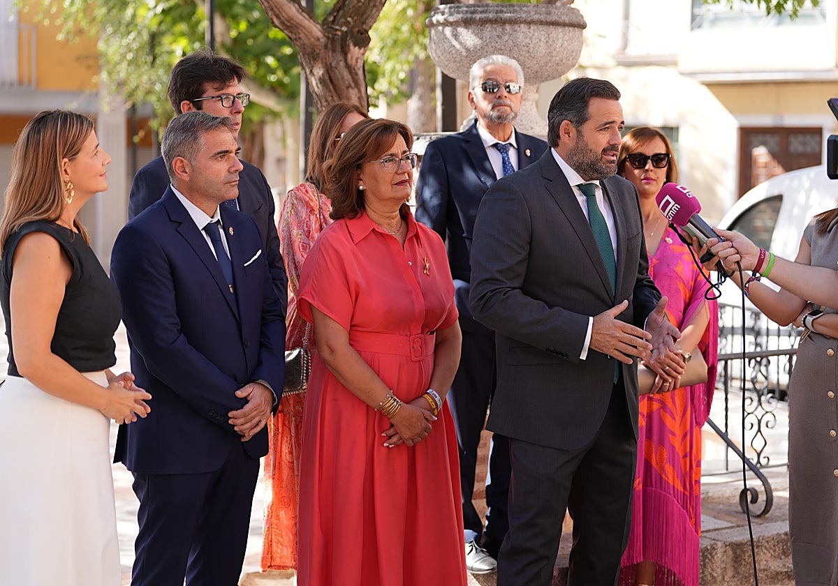 Paco Núñez ha acudido este domingo a las fiestas de San Bartolomé en Navahermosa (Toledo)