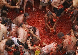 Dónde ver en directo la Tomatina de Buñol 2025 este miércoles 27 de agosto