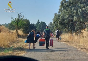Auxiliados por la Guardia Civil los 50 pasajeros de un tren detenido en Venta de Cárdenas