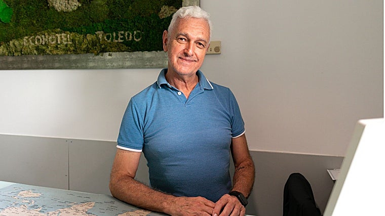 Juan Torija, recepcionista del Eco Hotel Toledo