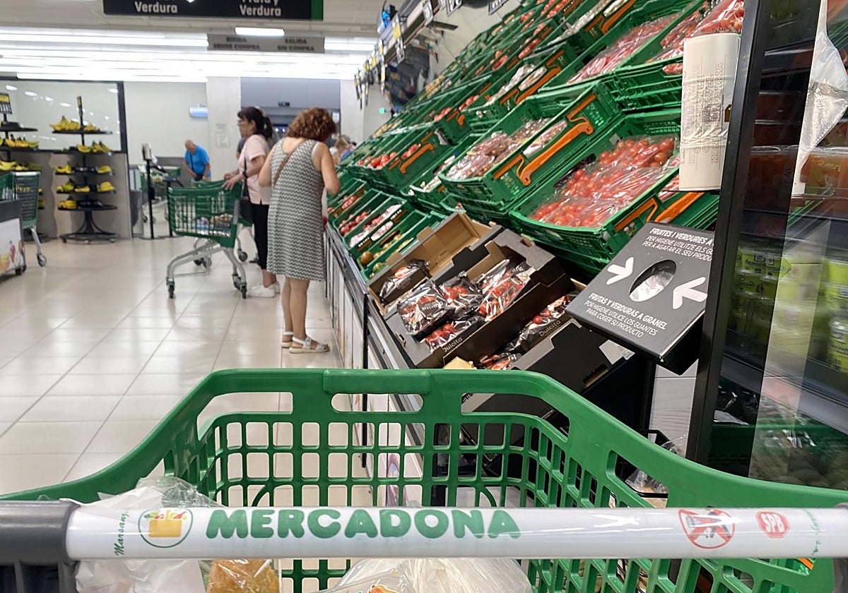 Imagen de archivo tomada en un supermercado de Mercadona