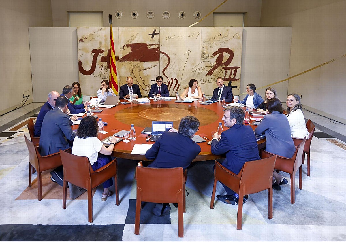 Primera reunión del Govern tras el parón vacacional