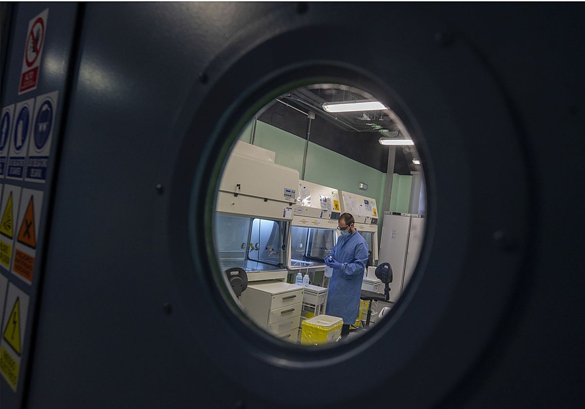 Laboratorio en el Imdea Nanociencia