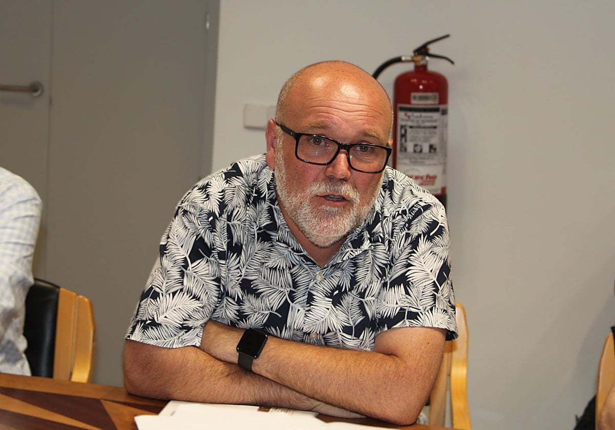 Txema Fernández, portavoz de IU en el Ayuntamiento de Toledo