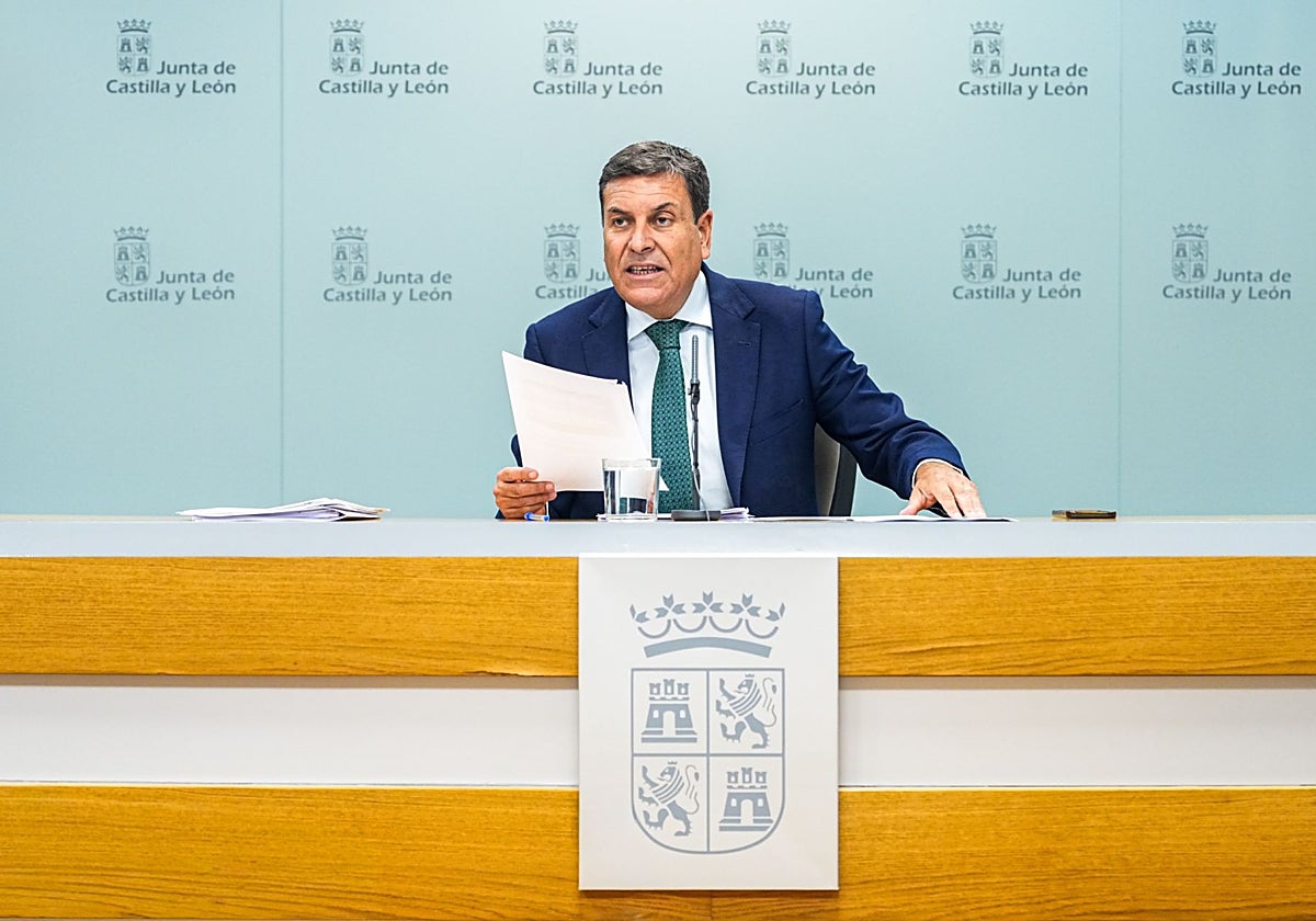 El portavoz de la Junta, Carlos Fernández Carriedo