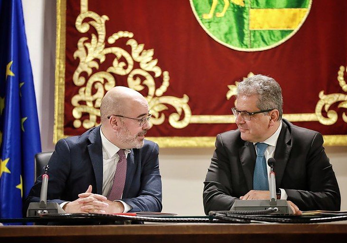 Francisco Martín (izquierda) y Ramón Jurado