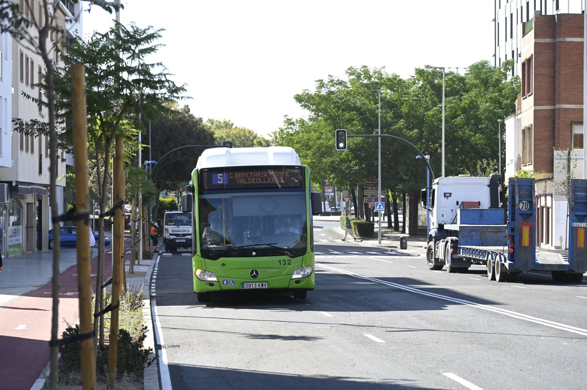La inauguración de la fase final de la avenida de Trassierra de Córdoba, en imágenes