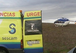 Dos heridos graves tras una colisión entre un turismo y un camión en Mirabueno  (Guadalajara)