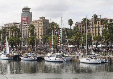 La flotilla hacia Gaza regresa a Barcelona por mal tiempo