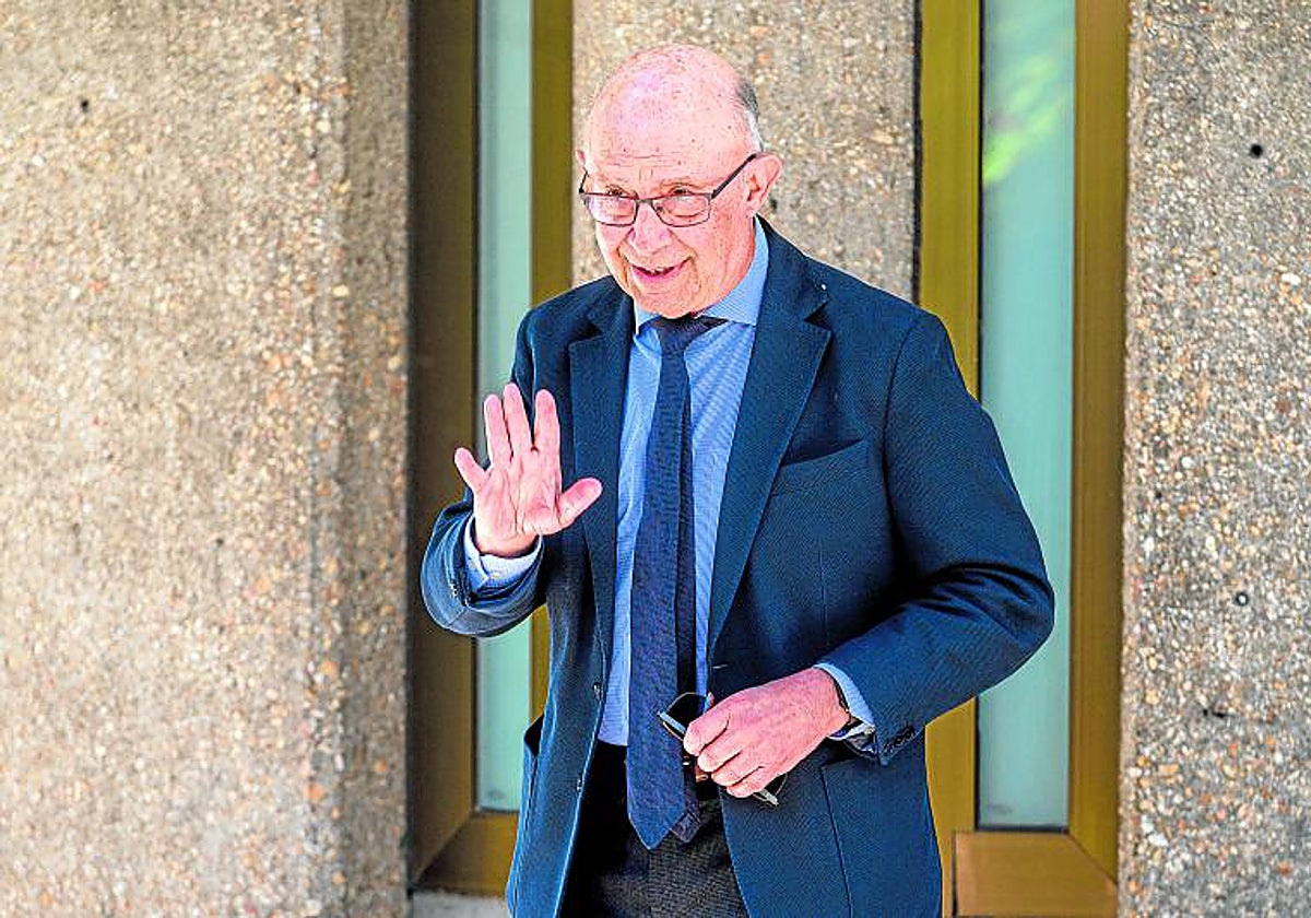 El ministro de Hacienda durante el Gobierno de Mariano Rajoy, Cristóbal Montoro