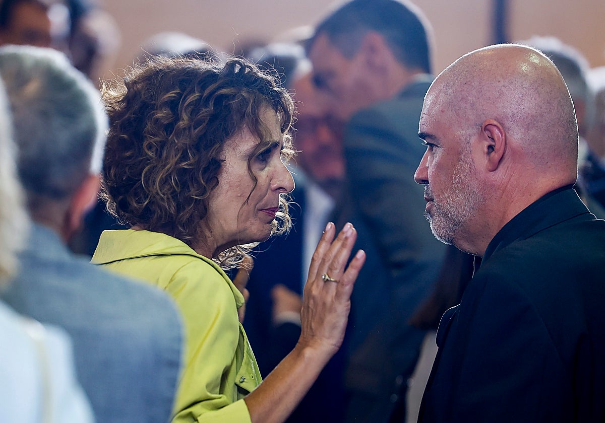 María Jesús Montero, ayer en Madrid