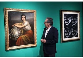 Julio Romero de Torres dialoga con la Marilyn de Warhol en la Fundación Cajasol