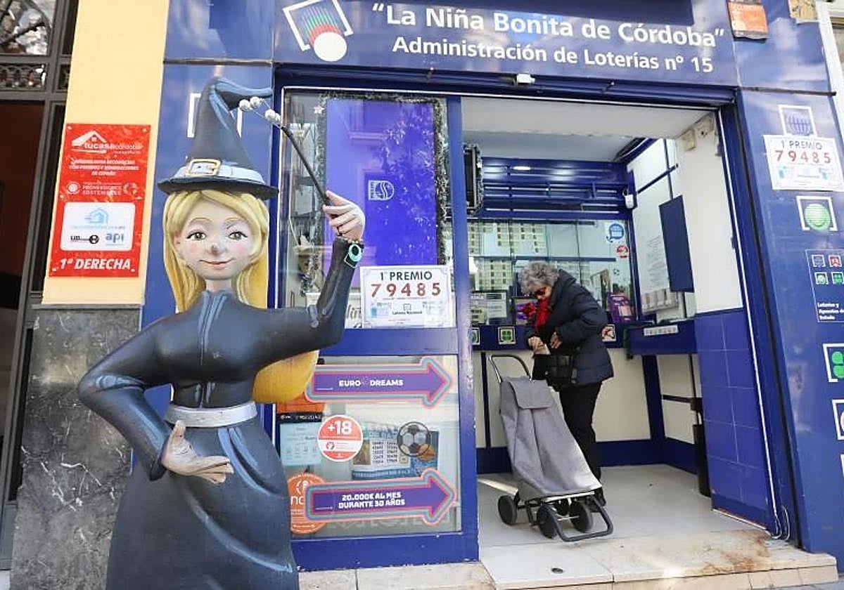 Imagen de archivo de una administración de lotería de Córdoba