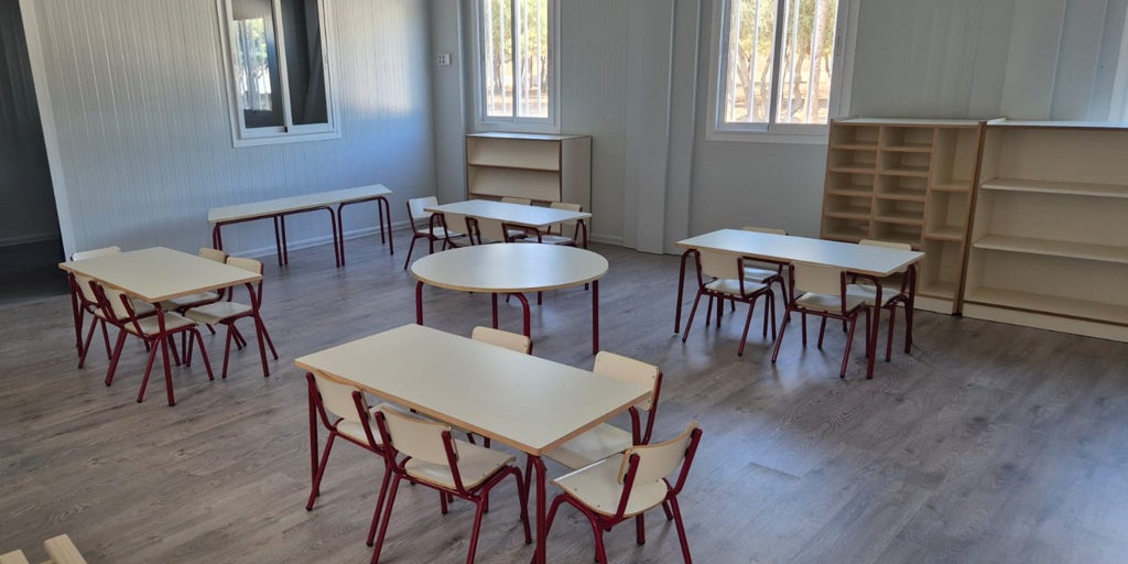 Los colegios de Valencia en aulas prefabricadas tras la dana que comenzarán el curso el 11 de septiembre