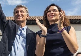 Ayuso aplaude a Feijóo por estar en Arganda y no en la apertura del año judicial: «Gracias por no normalizar lo que no es normal»