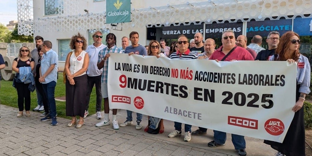 UGT y CCOO exigen a la patronal medidas urgentes contra la siniestralidad laboral en Albacete tras la sexta muerte en un mes