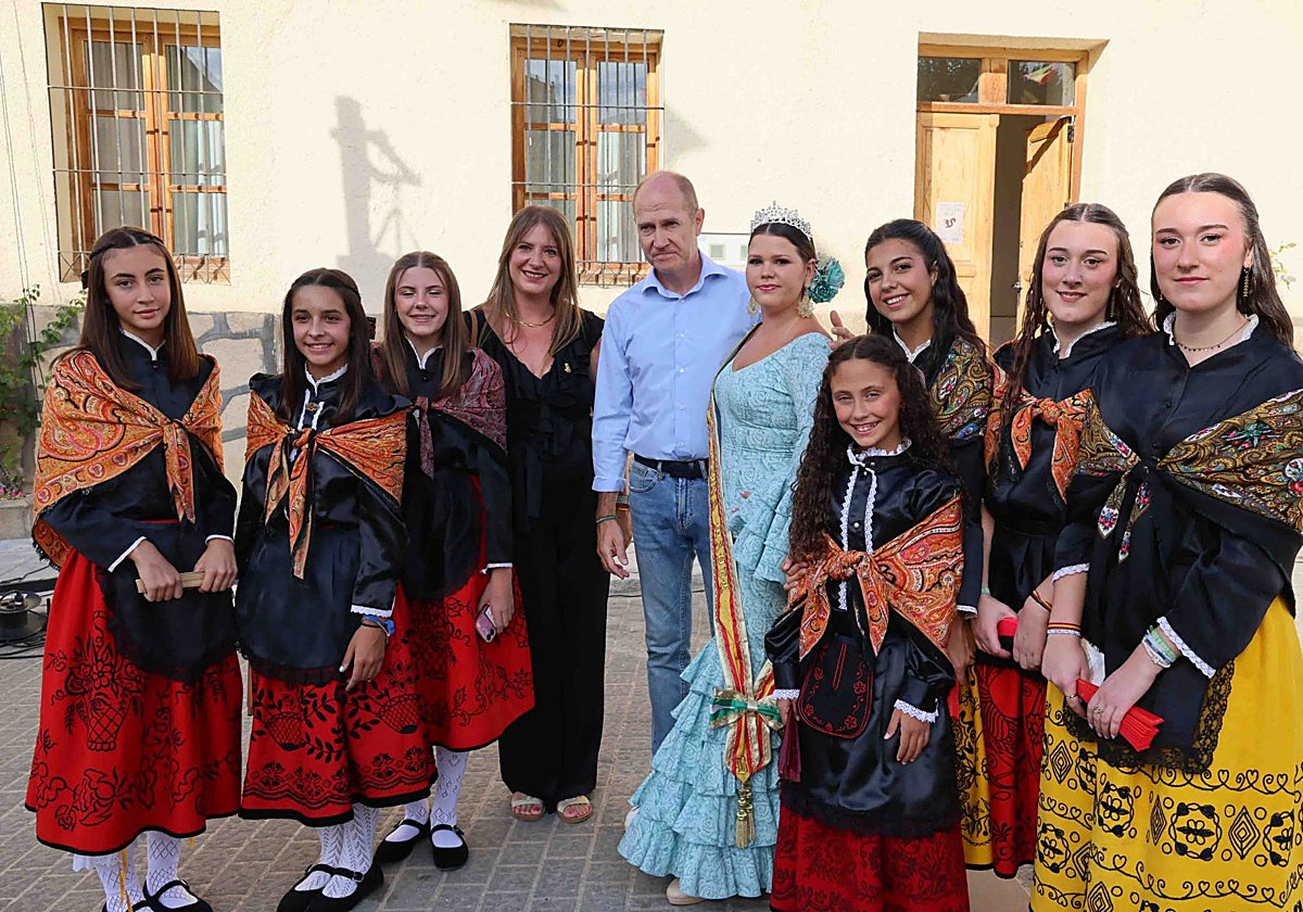 El alcalde alcarreño de Pareja, Javier del Río, en un momento de las fiestas patronales