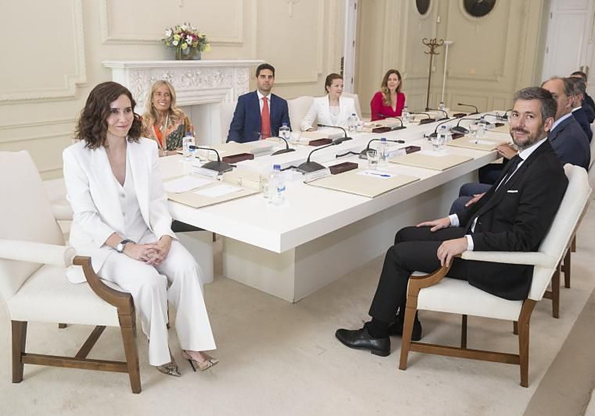 El Consejo de Gobierno de la Comunidad de Madrid, presidido por Isabel Díaz Ayuso