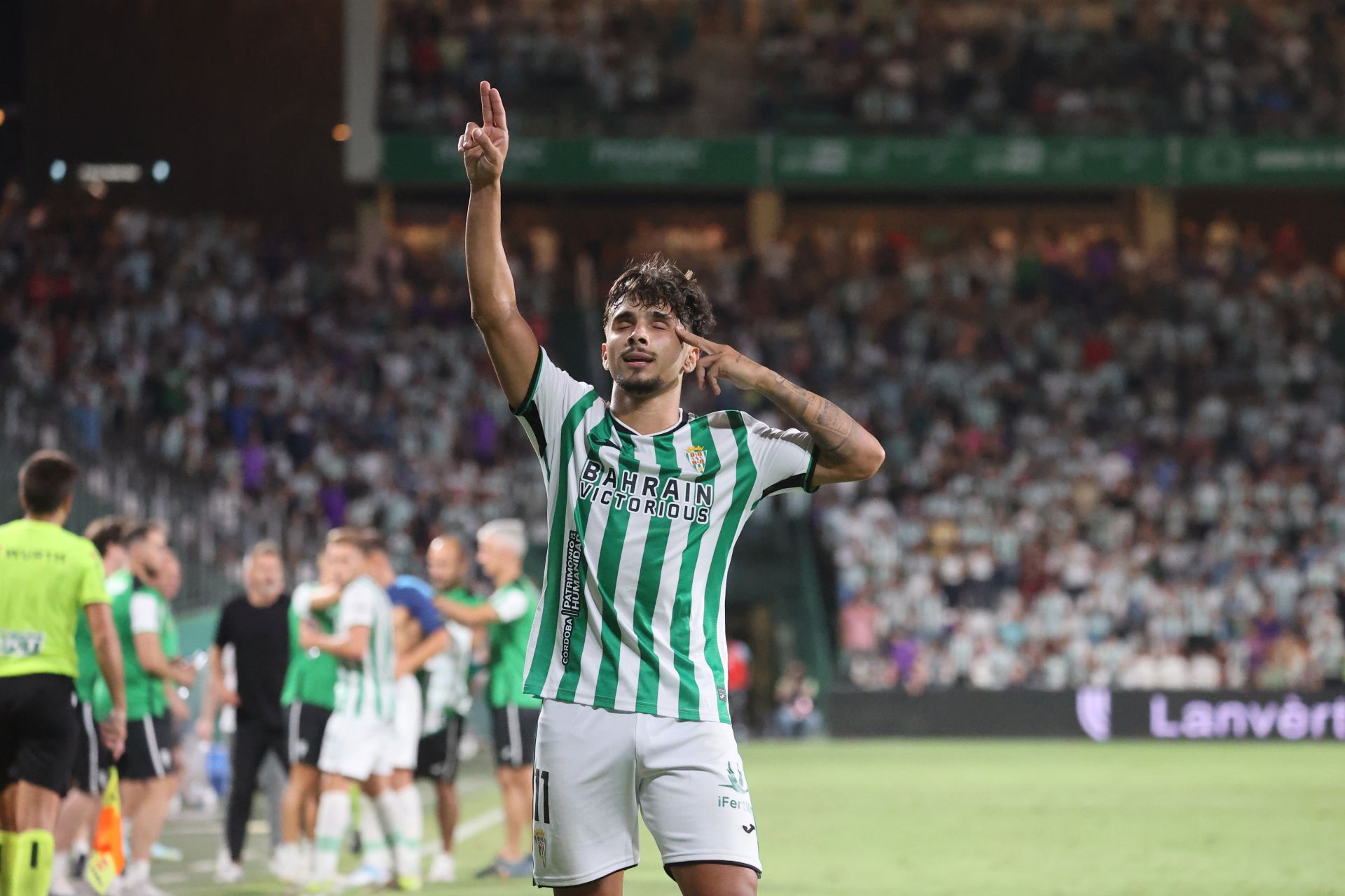 La inmensa alegría del primer triunfo del Córdoba CF esta temporada, en imágenes