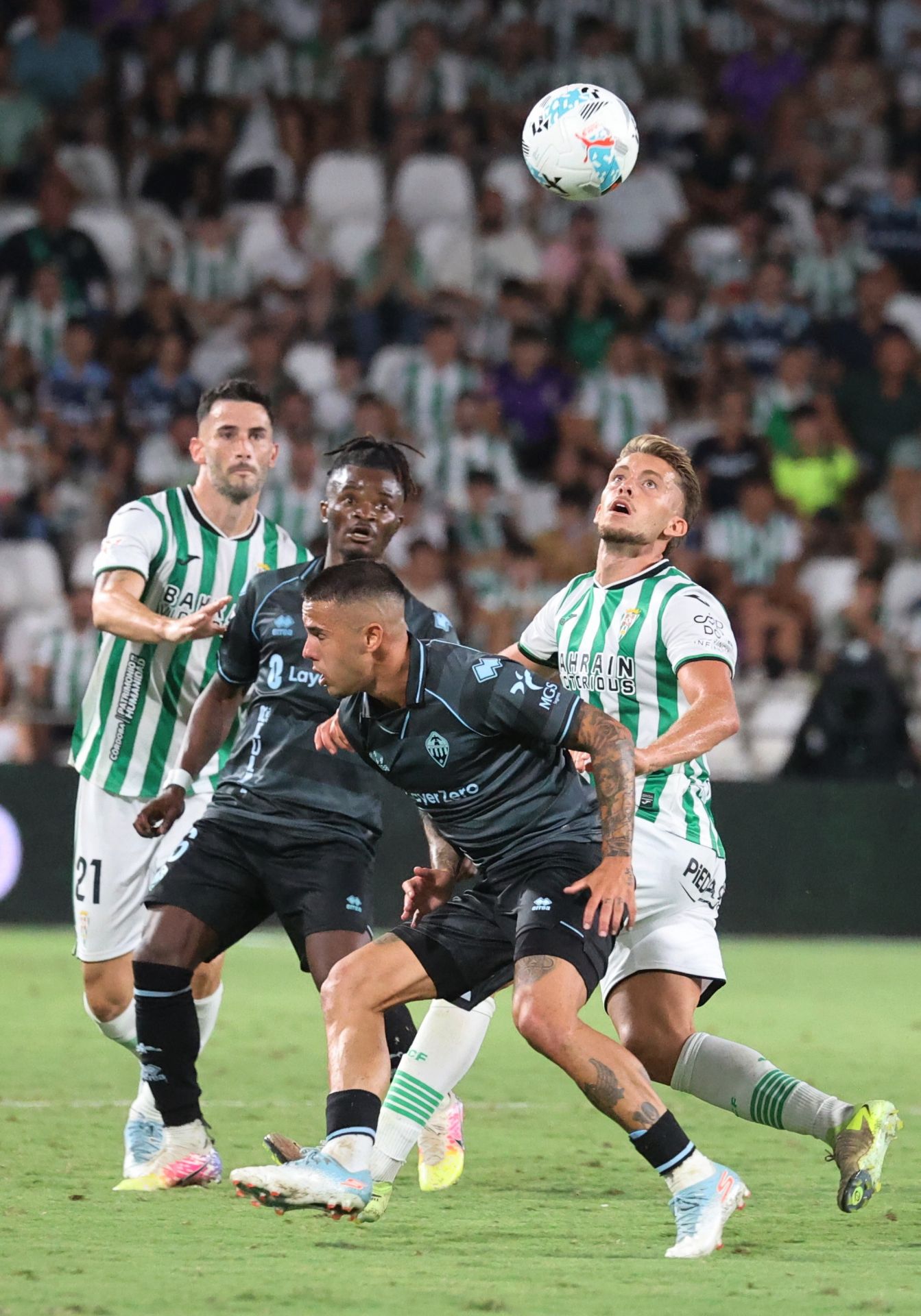 La inmensa alegría del primer triunfo del Córdoba CF esta temporada, en imágenes