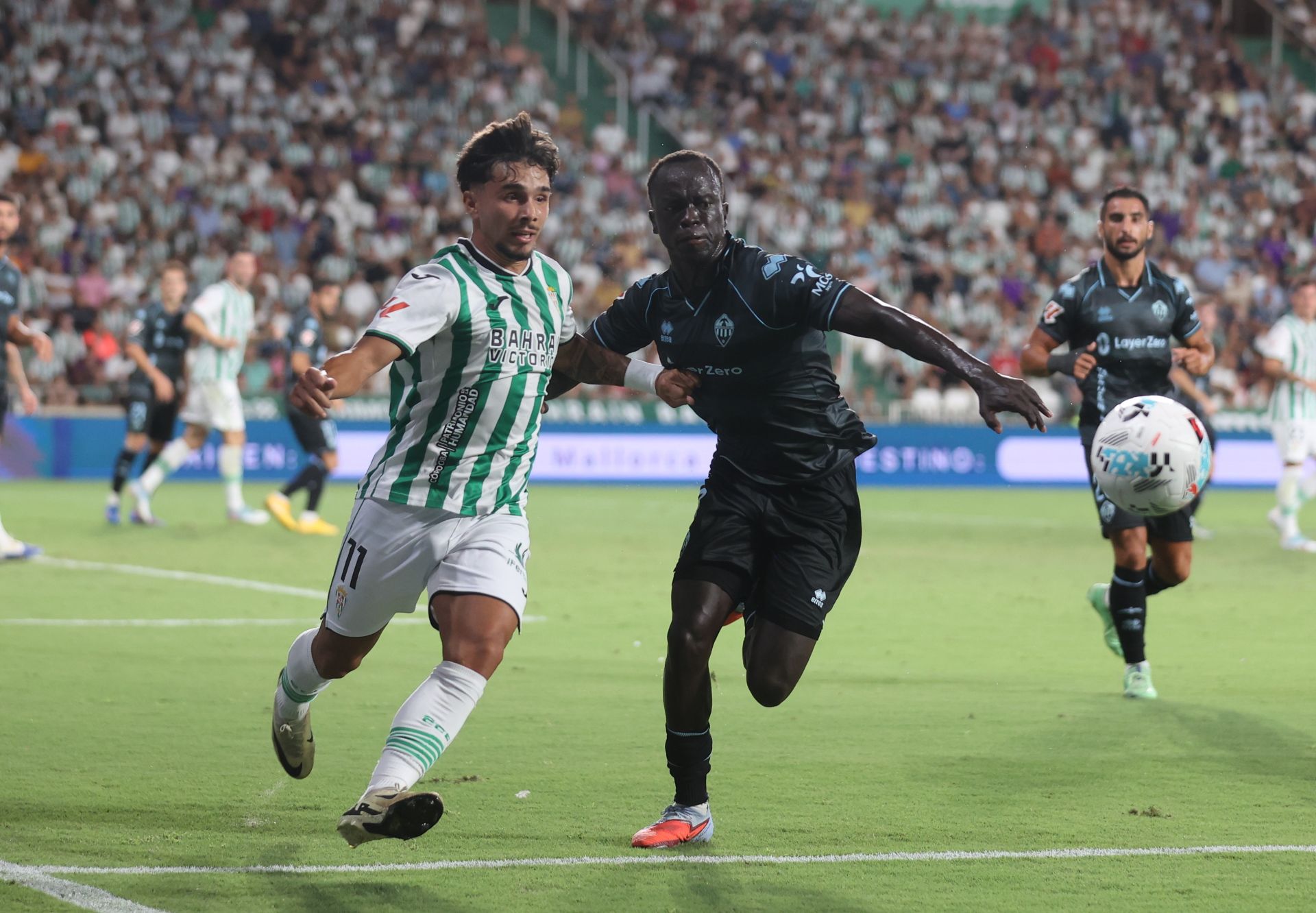 La inmensa alegría del primer triunfo del Córdoba CF esta temporada, en imágenes
