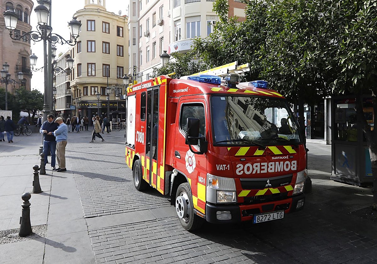 Camión de bomberos en Córdoba