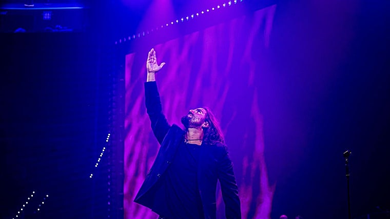 Imagen de Andrés Suárez en el Roig Arena