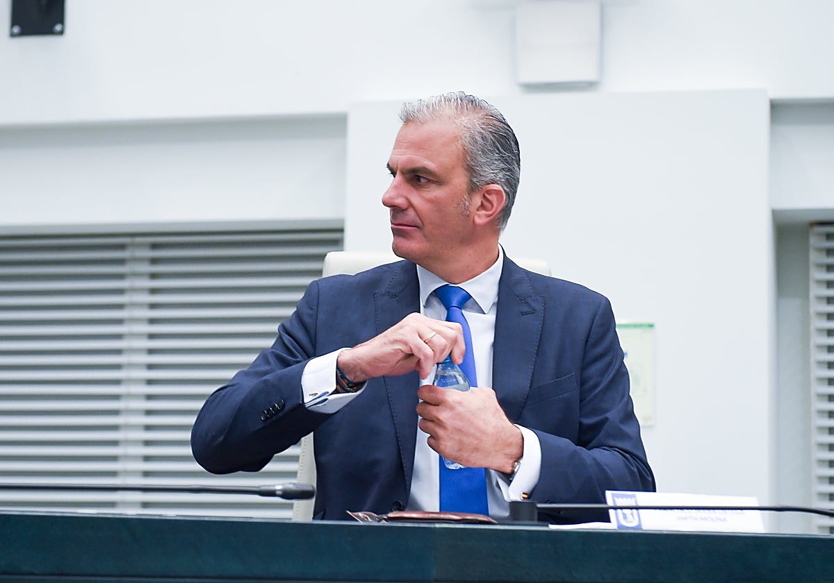 Ortega Smith, durante su participación en el Debate