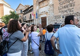 Los vecinos de Santa Cruz del Retamar claman en Toledo por un colegio digno: «No es capricho, es necesidad»