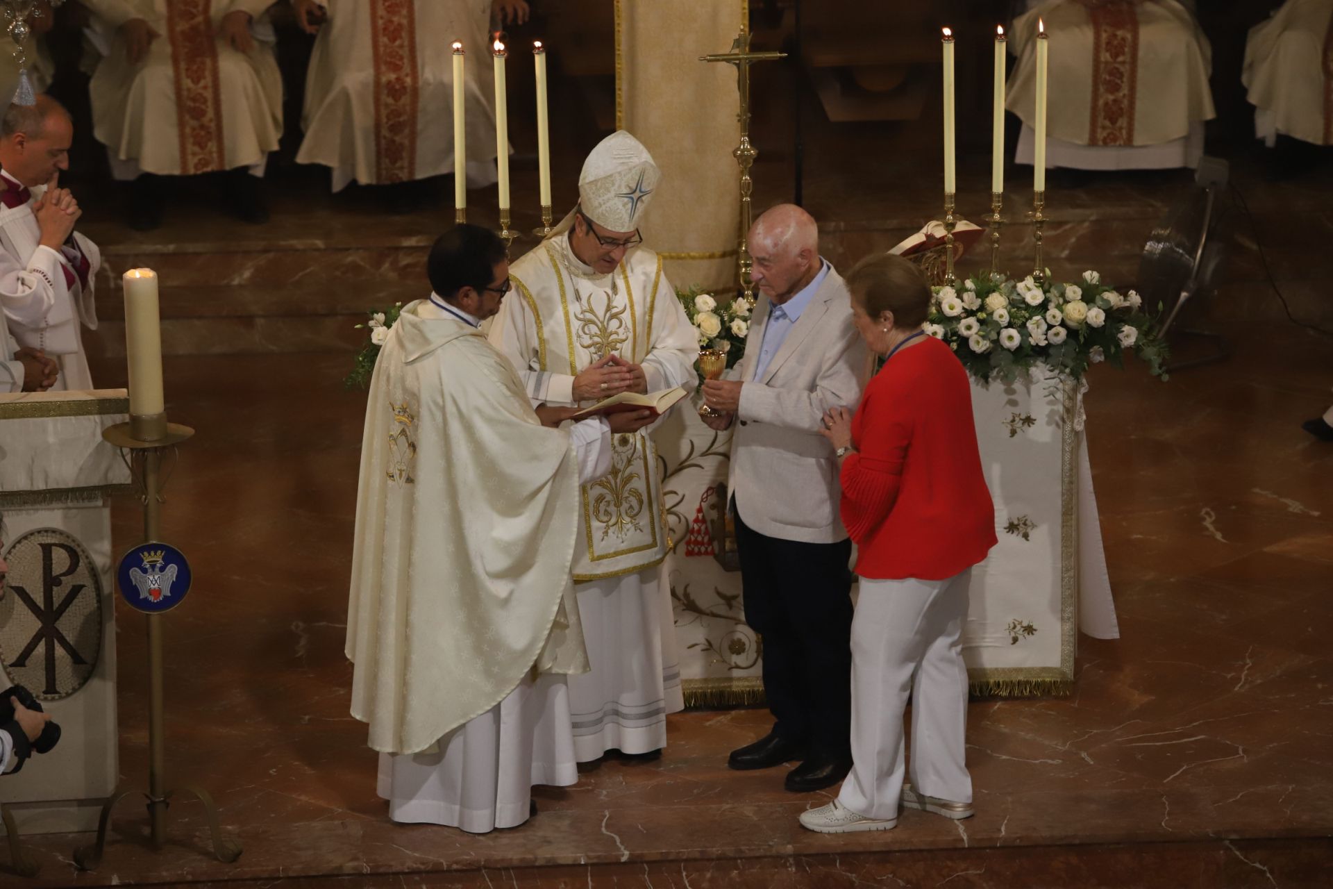 La solemne misa del obispo de Córdoba ante la Patrona en el santuario de la Fuensanta, en imágenes
